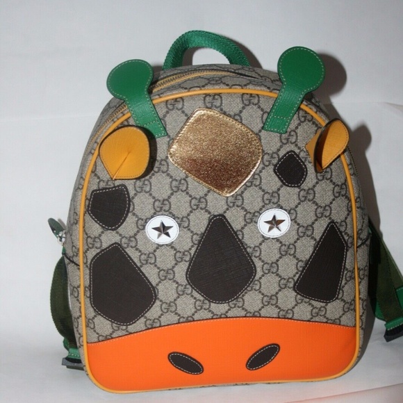 New Gucci GG Supreme Canvas Backpack Kids - Picture 10 of 10